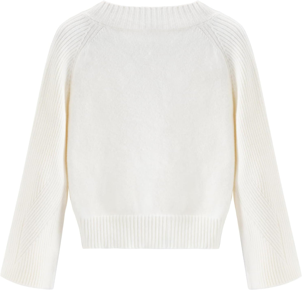 Chic V-Neck Cropped Sweater