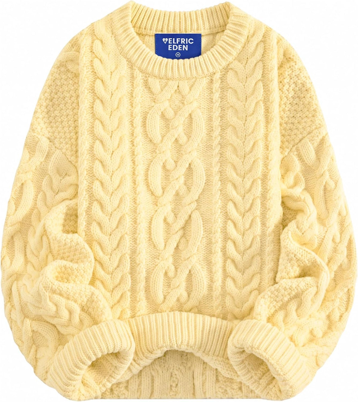 Trendy Vintage Chunky Knit Sweater