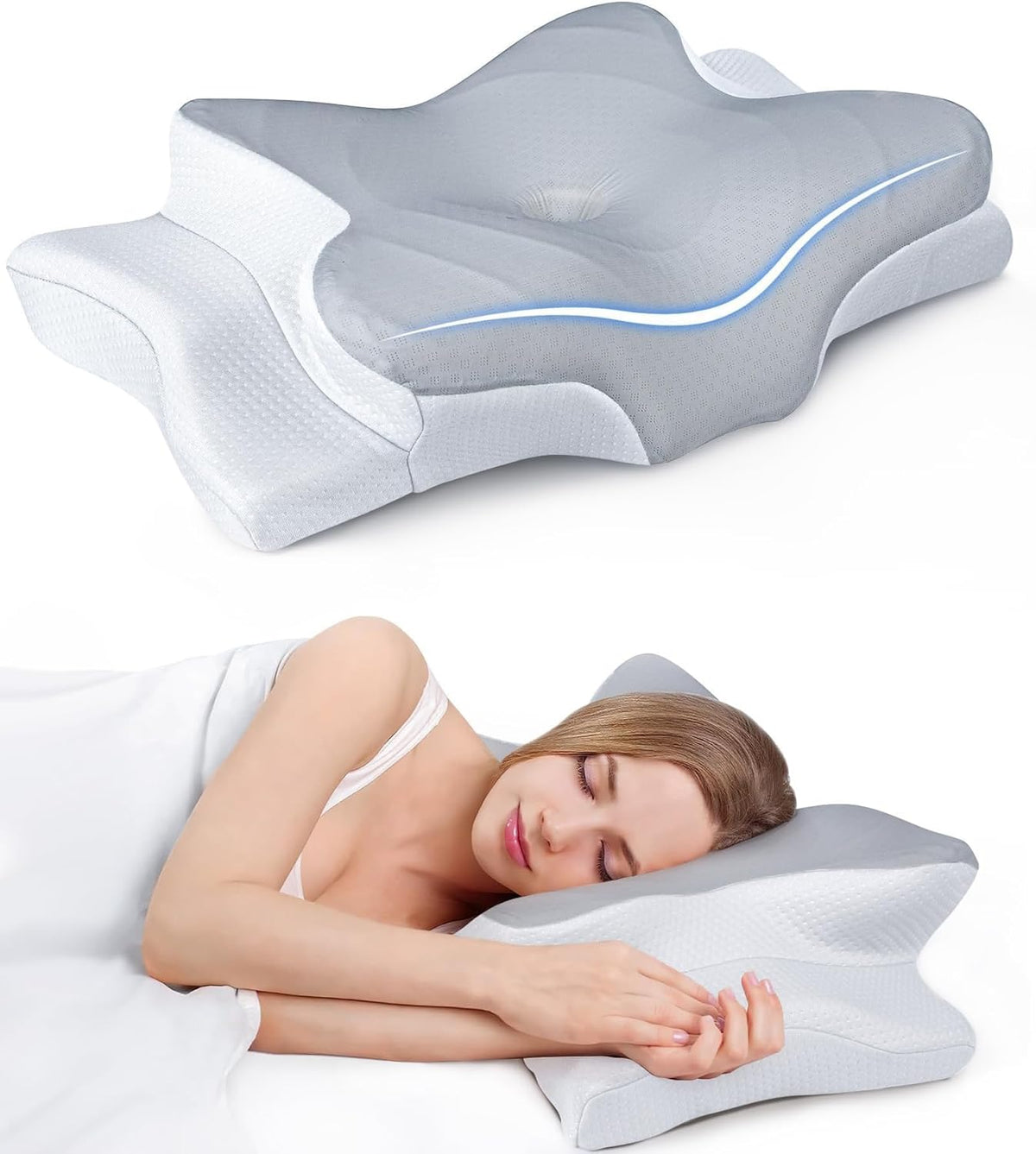 Cooling Memory Foam Neck Pillow