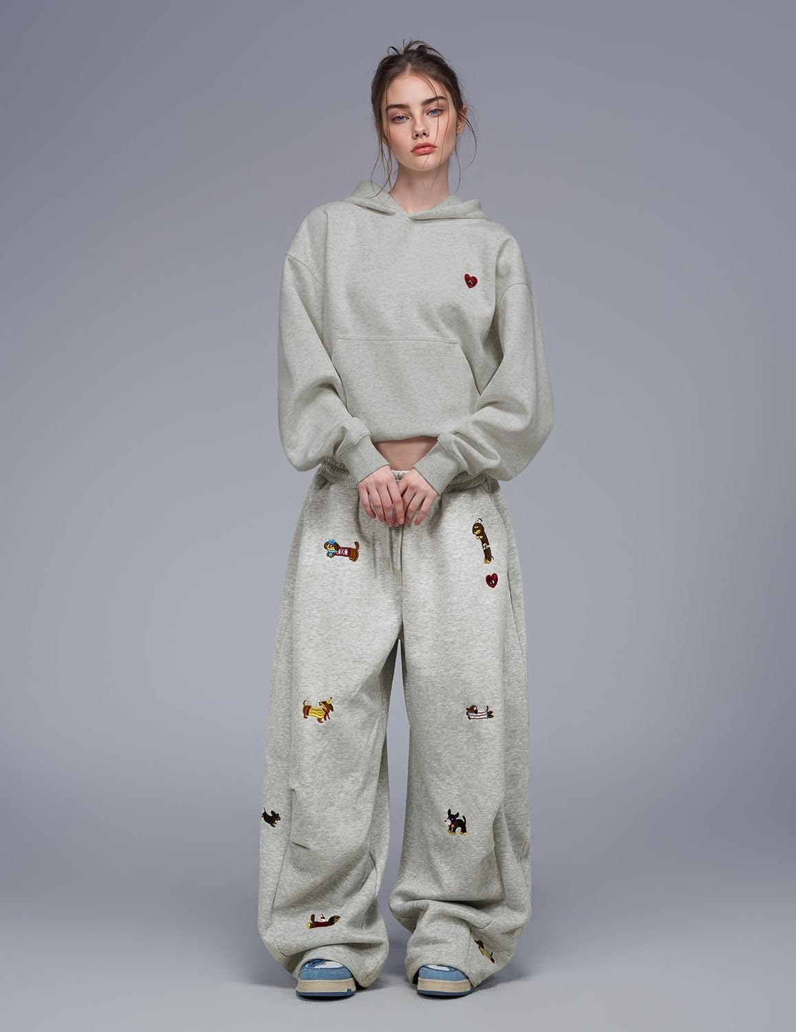 Stylish Boxy Cropped Pullover Hoodie