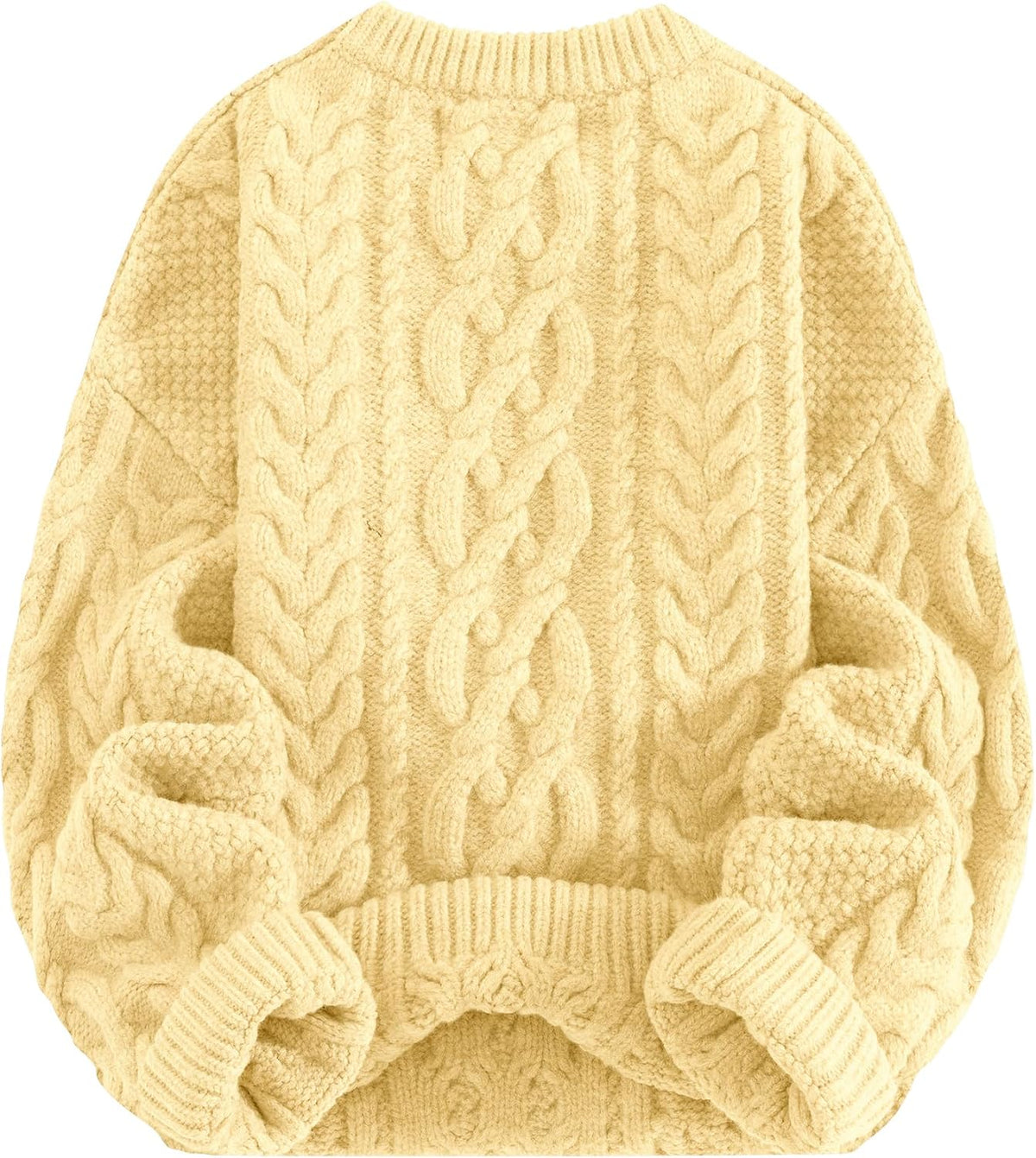 Trendy Vintage Chunky Knit Sweater