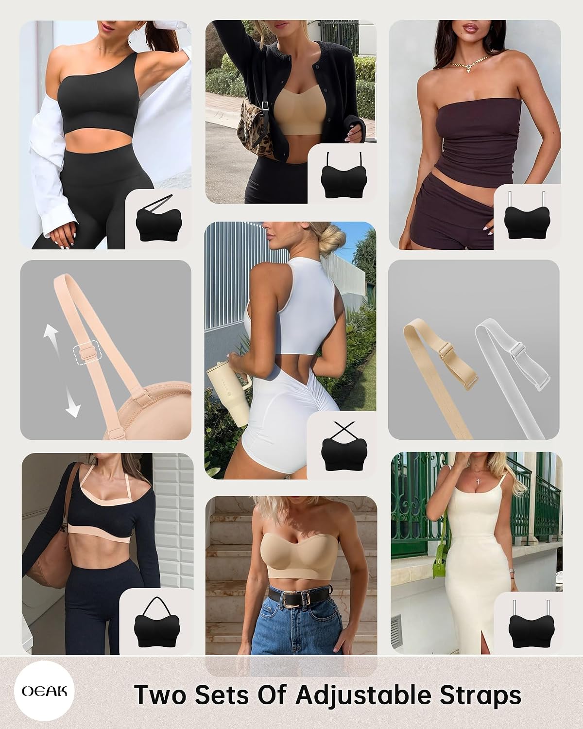 Seamless Comfort Strapless Bras