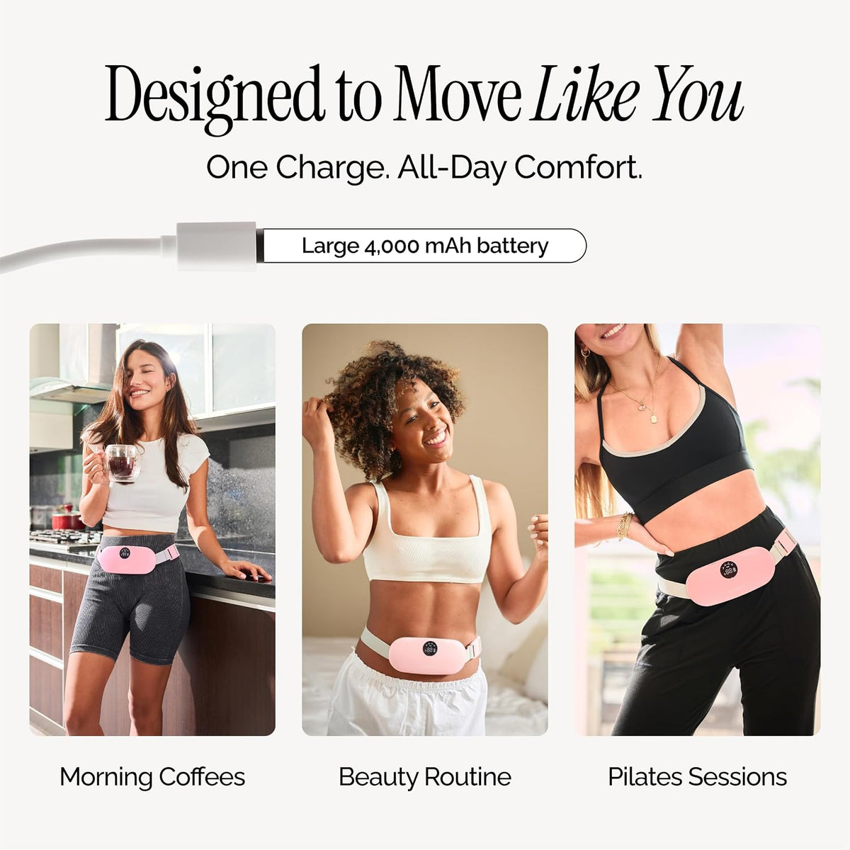 Portable Heating Pad for Period Relief