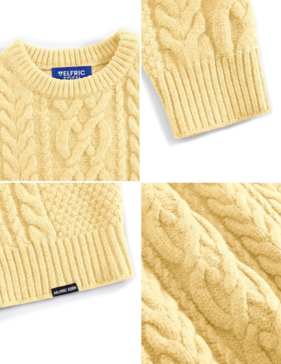 Trendy Vintage Chunky Knit Sweater